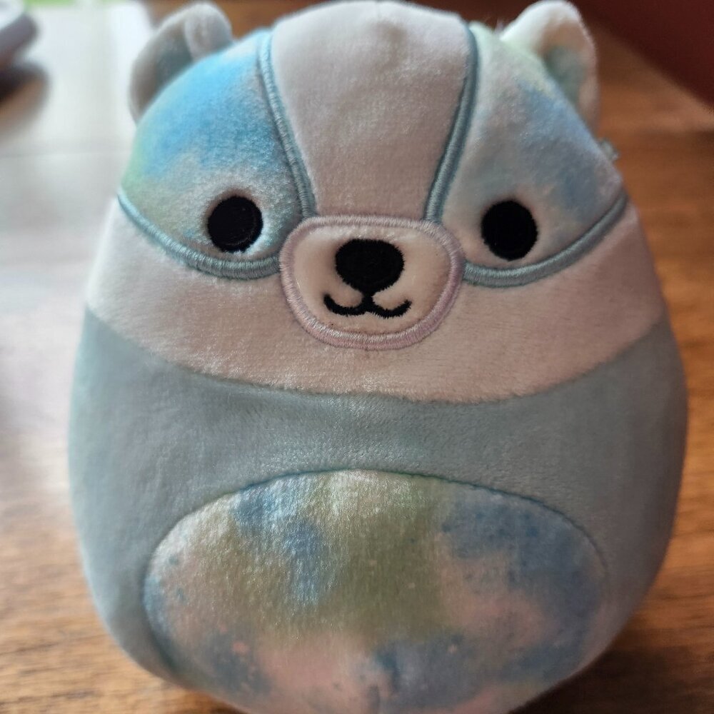 CUTE Squishmallows 5" Banks The Badger Original Kelly Toy Plush